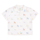 Fendi White Rocking Horse Shirt In Cotton