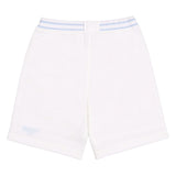 Fendi White Logo Shorts In Cotton