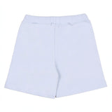 Fendi Blue Logo-Embroidered Shorts In Cotton