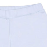 Fendi Blue Logo-Embroidered Shorts In Cotton