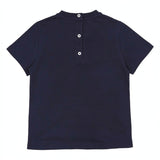 Fendi Navy Blue Cotton T-Shirt