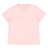 Fendi Pink Kids Pink Logo T-Shirt