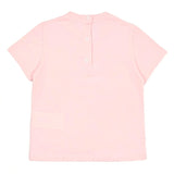 Fendi Pink Kids Pink Logo T-Shirt