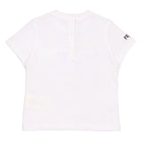 Fendi White Jersey Baby T-Shirt With Print