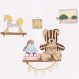 Fendi White Jersey Baby T-Shirt With Print