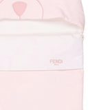 Fendi Pink Kids Logo Sleeping Bag