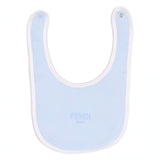 Fendi Blue Collared Babywear With Rocking Horse Prints (Set Of Three)