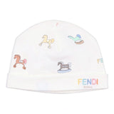 Fendi White Collared Babywear (Set Of Three)