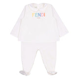 Fendi White Logo-Print Pyjama Gift Set