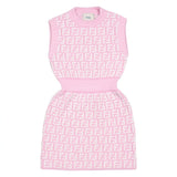 Fendi Lilac FF Logo Dress