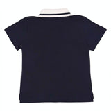 Fendi Navy Logo-Embroidered Polo Shirt In Cotton Pique