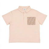Fendi Beige Boys Polo T-Shirt
