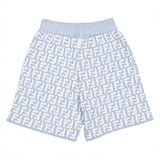Fendi Blue All Over FF Printed Shorts