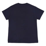 Fendi Navy Roma Logo Cotton T-Shirt
