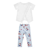 Monnalisa White & Blue Hello Kitty Co-Ord Set