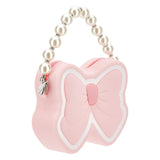 Monnalisa Pink Mini Polka Dot Sling Bag