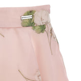Monnalisa Pink Floral Print Skirt
