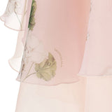 Monnalisa Pink Floral Print Skirt