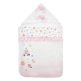 Monnalisa White Flower Print Sleeping Bag