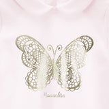 Monnalisa Pink Sparkling Butterfly Babygrow Set