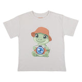 Mayoral Beige Cotton Crocodile T-Shirt