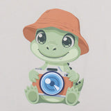 Mayoral Beige Cotton Crocodile T-Shirt