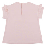 Mayoral Pink T-Shirt With Charming Girl Graphic