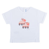 Mayoral White Rollerskate Graphics Print T-Shirt Set