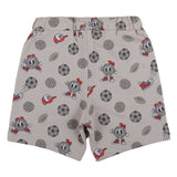 Mayoral Beige Shorts With Sporty Graphics