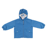 Mayoral Blue & Beige Reversible Waterproof Hooded Jacket