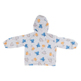 Mayoral Blue & Beige Reversible Waterproof Hooded Jacket
