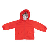 Mayoral Red & Beige Reversible Hooded Jacket