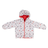 Mayoral Red & Beige Reversible Hooded Jacket