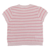 Mayoralpeach Striped Crochet Trouser Set