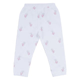 Mayoral Pink & White T-Shirt Set With Heart Embroidery