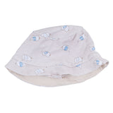 Mayoral Ivory & Blue Teddy Print Dungaree Shorts Set