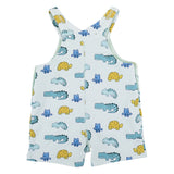 Mayoral White Crocodile Dungaree Set
