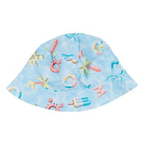 Mayoral Aqua Blue Beach Toy Swim Shorts & Hat Set