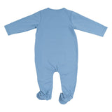 Mayoral Blue Sleepsuit Set With Crowned Elephant Graphic