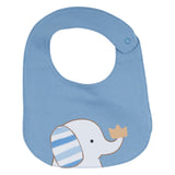 Mayoral Blue Sleepsuit Set With Crowned Elephant Graphic