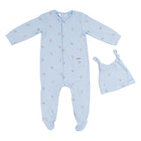 Mayoral Blue Puppy Print Babygrow Set
