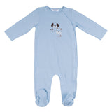 Mayoral Blue Puppy Themed Babygrows