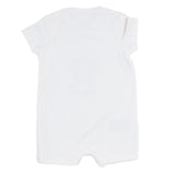 Mayoral White Teddy Bear Graphic Playsuit