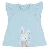 Mayoral Blue Bunny Graphic T-Shirt Set