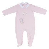 Mayoral Pink Cotton Jersey Babygrow