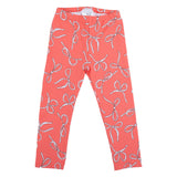 Mayoral Orange Bow Print Leggings