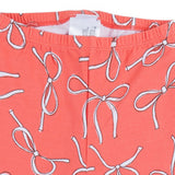 Mayoral Orange Bow Print Leggings