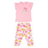 Mayoral Pink Graphic Print T-Shirt Set