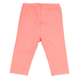Mayoral Coral Pink Cotton Leggings Set With Bow Print