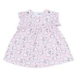 Mayoral Pink All Over Teddy Bear & Heart Print